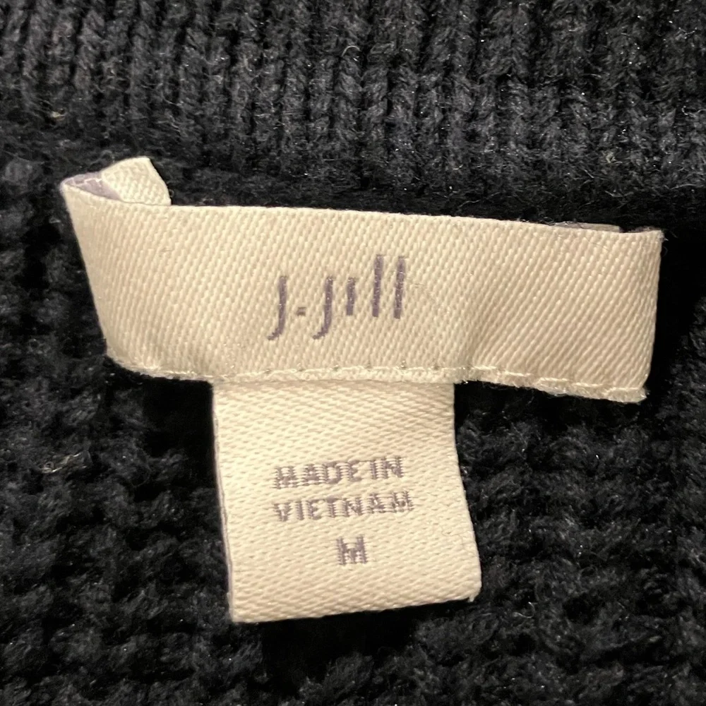 J. Jill Navy Button-Up Cardigan - Picture 4 of 5